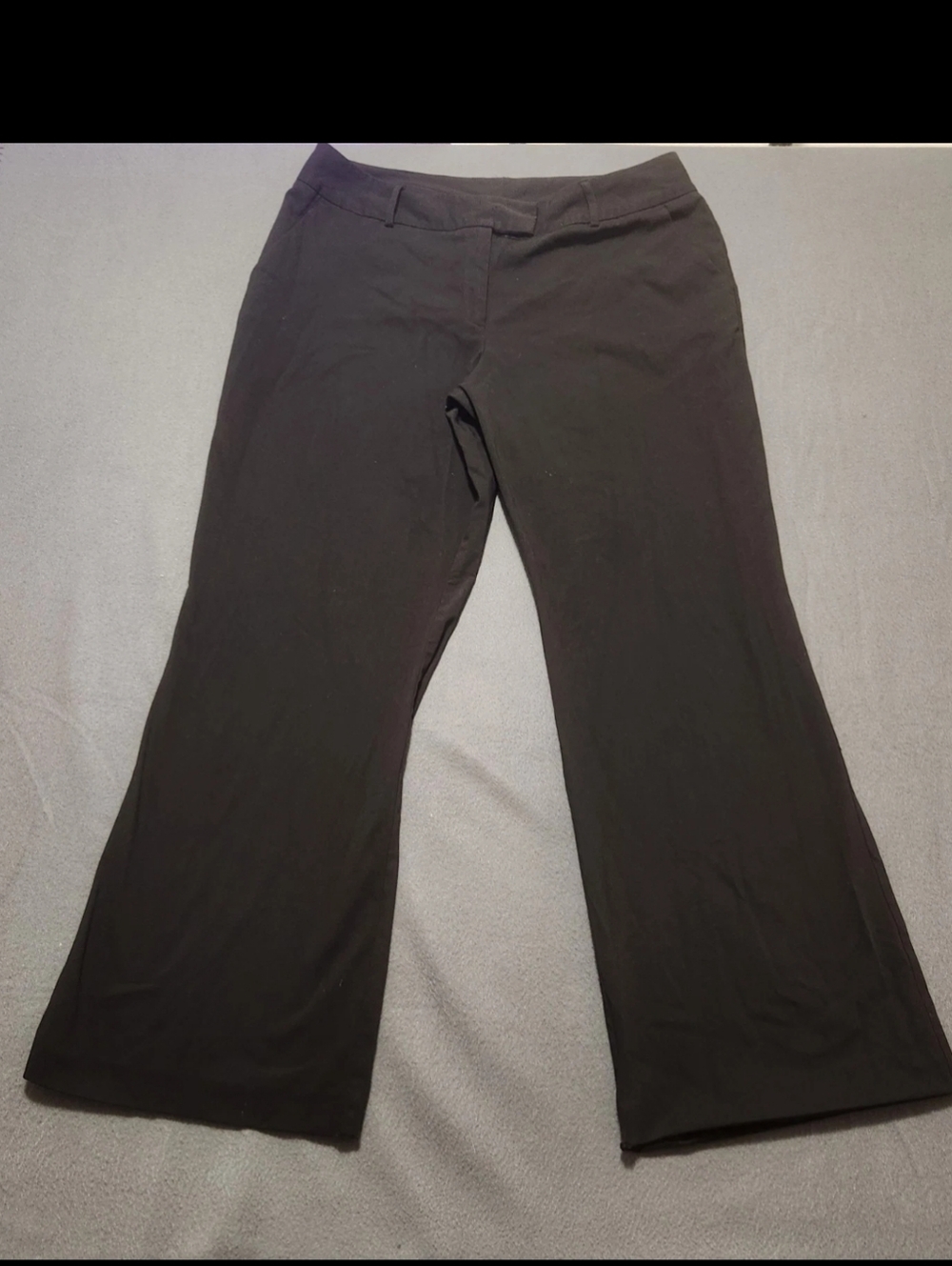 Worthington Black Size 16 Modern Fit Trousers